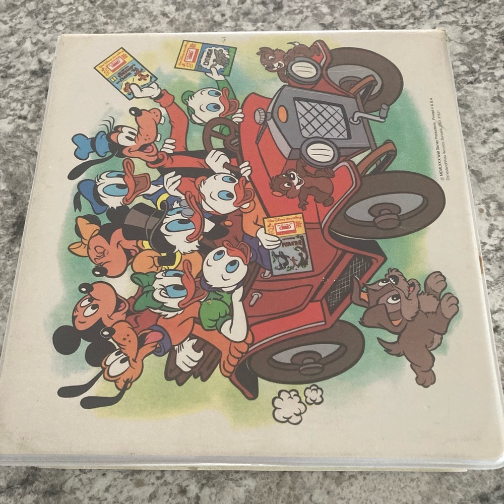 Vintage Disney Take-A-Tape Along, cassette tapes and Books!